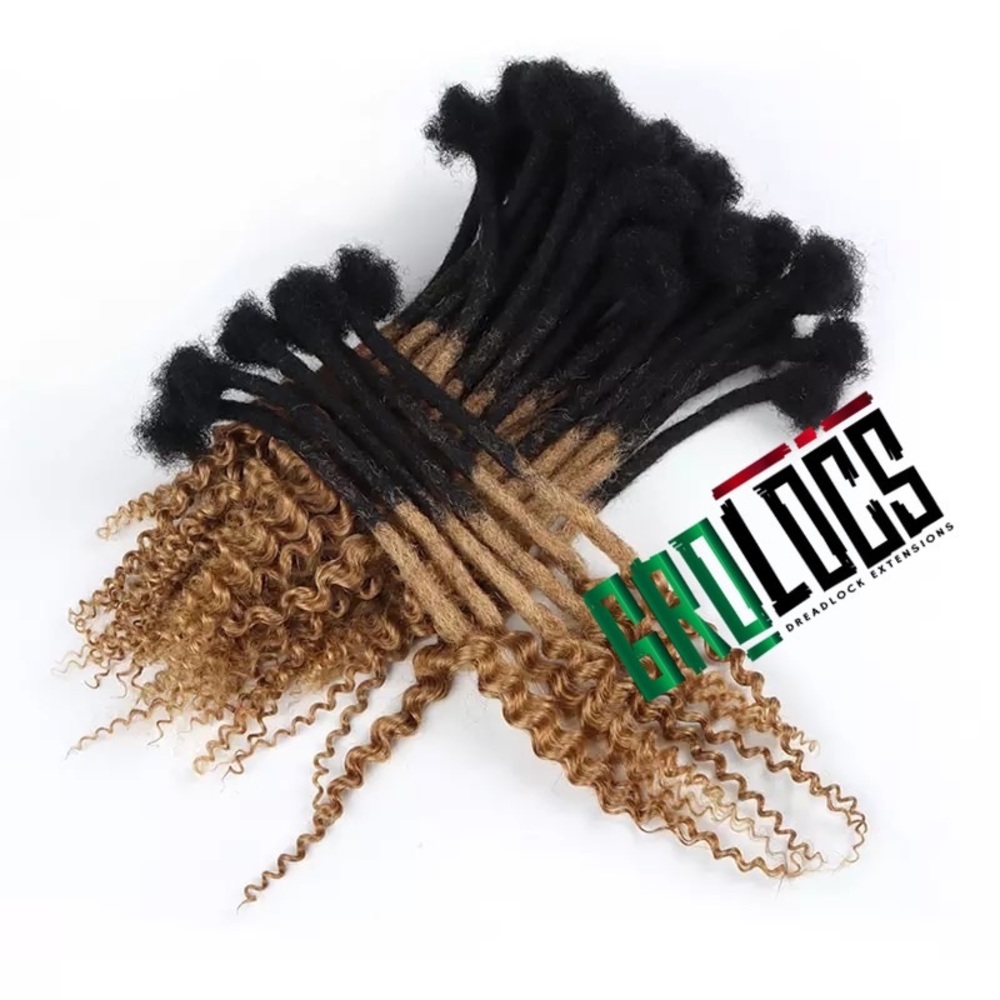 39PCS Human Hair Dreadlock Extensions (10 inch)